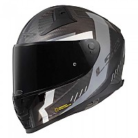 [해외]LS2 FF811 Vector II Carbon Grid 풀페이스 헬멧 9140764377 Matt Black / Grey