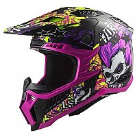 [해외]LS2 모토크로스 헬멧 MX703 Carbon X-포스 Fireskull 9140764403 Violet