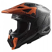 [해외]LS2 MX703 Carbon X-포스 Victory 오프로드 헬멧 9140764407 Titanium / Orange