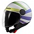 [해외]LS2 OF558 Sphere Lux II Swirl 오픈 페이스 헬멧 9140764429 Gloss White / Rainbow
