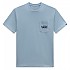 [해외]반스 Style 76 Back 반팔 티셔츠 14140603554 Dusty Blue / Dres