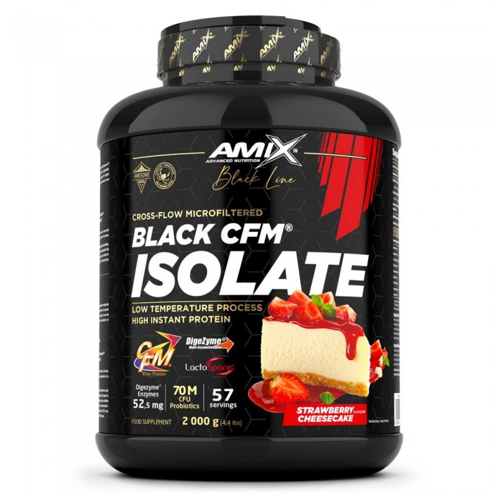 [해외]AMIX 프로틴 딸기 치즈케이크 Black CFM Isolate 2kg 1140602660