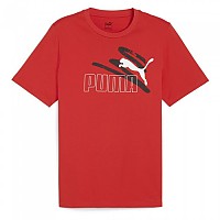 [해외]푸마 Ess+ 로고 Lab 썸머 반팔 티셔츠 140130962 For All Time Red