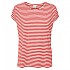 [해외]베로모다 Ava Plain 반팔 티셔츠 140371879 Cayenne / Stripes Pristine