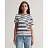 [해외]간트 Striped 반팔 티셔츠 140657731 Classic Blue