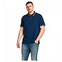 [해외]잭앤존스 Essential Paulos Plus Size 반팔 폴로 셔츠 리퍼비쉬 140876341 Navy Blazer