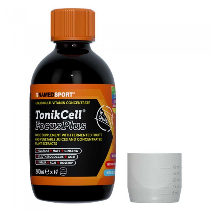 [해외]NAMED SPORT 액체 종합 비타민 농축액 TonikCell? FocusPlus 7139012289 Black / Orange
