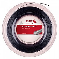 [해외]MSV TENNIS 테니스 릴 스트링 Focus HEX 200 m 12140797250 Black