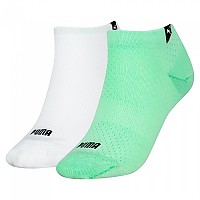 [해외]푸마 Mesh Sneaker 양말 2 단위 140626766 Green / White Combo