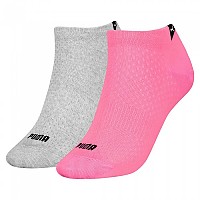 [해외]푸마 Mesh Sneaker 양말 2 단위 140626768 Pink / Grey M?lange Combo