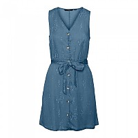 [해외]베로모다 민소매 짧은 드레스 Viviana Sl 140858842 Medium Blue Denim