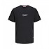 [해외]잭앤존스 Aruba Puff Branding 반팔 티셔츠 140437886 Black