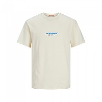 [해외]잭앤존스 Aruba Puff Branding 반팔 티셔츠 140437888 Buttercream