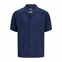 [해외]잭앤존스 Jeff Solid Resort Plus Size 반팔 셔츠 140691080 Navy Blazer