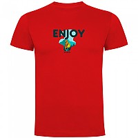 [해외]KRUSKIS 반소매 티셔츠 Enjoy 4140891138 Red