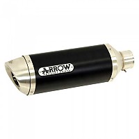 [해외]ARROW Thunder 승인된 다크 알루미늄 야마하 MTX 850 니켄 ´18-20 머플러 9140449206 Black