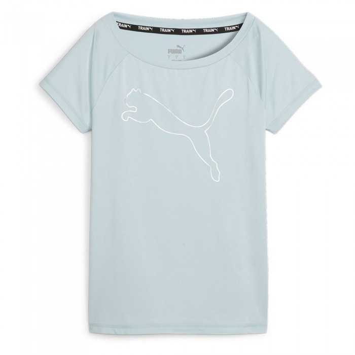 [해외]푸마 Train Favorite Cat 반팔 티셔츠 7140131874 Turquoise Surf