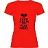 [해외]KRUSKIS Keep Calm And Play Padel 반팔 티셔츠 12140891544 Red