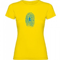 [해외]KRUSKIS Padel Fingerprint 반팔 티셔츠 12140891840 Yellow