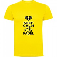 [해외]KRUSKIS Keep Calm And Play Padel 반팔 티셔츠 12140891551 Yellow