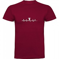 [해외]KRUSKIS Padel Heartbeat 반팔 티셔츠 12140891857 Dark Red