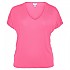 [해외]베로모다 CURVE Aya 반팔 V넥 티셔츠 140451116 Pink Cosmos