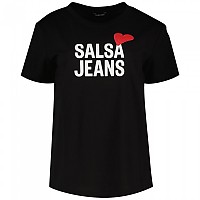 [해외]SALSA JEANS Heart Branding 반팔 티셔츠 140516529 Black