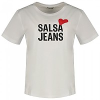 [해외]SALSA JEANS Heart Branding 반팔 티셔츠 140516530 White