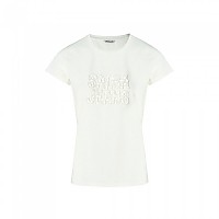 [해외]SALSA JEANS Sequin 로고 반팔 티셔츠 140516542 Light Pearl