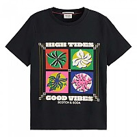 [해외]SCOTCH & SODA 반소매 티셔츠 Artwork 140705875 Evening Black