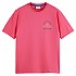 [해외]SCOTCH & SODA Left Chest Artwork T-셔츠반팔 티셔츠 140710262 Tropical Pink