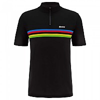 [해외]산티니 UCI World Champion 2024 반팔 폴로 셔츠 1140911101 Black