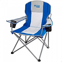 [해외]AKTIVE 접이식 스포츠 의자 60x58.5x98 Cm 6138860672 Blue / White