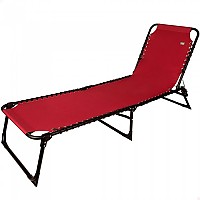 [해외]AKTIVE 일광욕 의자 Polyester 59x190x30 cm 6138860696 Maroon