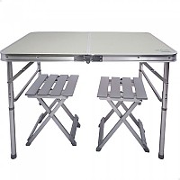 [해외]AKTIVE 세트 Table With Two Chairs 6138860706 Grey