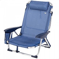 [해외]AKTIVE 해변과 손실 의자 쿠션과 주머니가 있는 위치 Antivuelco 5 6140581849 Multicolor