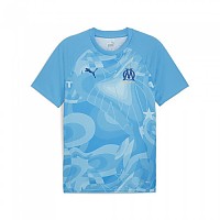 [해외]푸마 프리매치 반팔 티셔츠 Olympique Marseille 23/24 3140131527 Bleu Azur / Clyde Royal