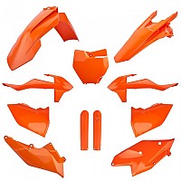 [해외]POLISPORT OFF ROAD 플라스틱 키트 MX 풀 KTM SX/SX-F/XC/XC-F (16-18) Naranja KTM16 9140846099 Orange
