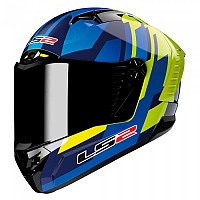 [해외]LS2 FF805 Thunder Carbon Gas 풀페이스 헬멧 9140764368 Blue / High Vision Yellow