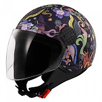 [해외]LS2 오픈 페이스 헬멧 OF558 Sphere Lux II Bloom 9140764418 Blue / Pink
