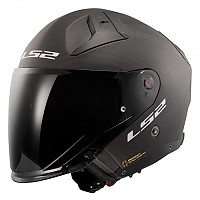 [해외]LS2 OF603 Infinity II 오픈 페이스 헬멧 9140764444 Matt Carbon