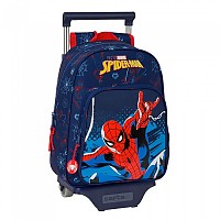 [해외]SAFTA 트롤리 바퀴 포함 배낭 Spider-Man Neon 15140676417 Multicolor