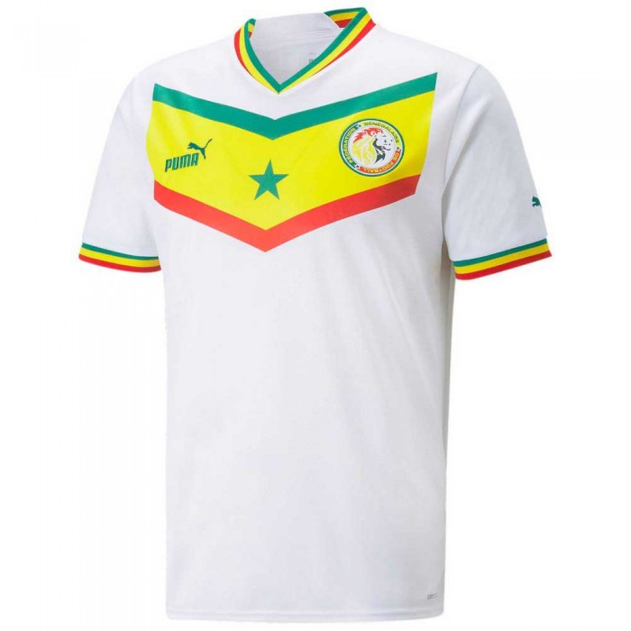 [해외]푸마 반소매 티셔츠 홈 리퍼브 상품 Senegal 22/23 15140890211 Puma White / Pepper Green