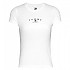 [해외]타미 진 Slim Essential 로고 2 반팔 티셔츠 140372902 White