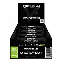 [해외]POWERGYM 에너지 바 박스애플&화이트 초콜릿 40gr 24 단위 4140488150 Black