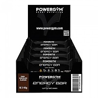[해외]POWERGYM 에너지 바 40gr Chocolate 검은색 Chocolate 24 단위 4140488151 Black