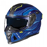 [해외]넥스 SX.100R 스키dder 풀페이스 헬멧 리퍼비쉬 9140946864 Blue / Neon Matte