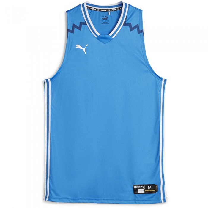 [해외]푸마 Hoops 팀 Game 민소매 티셔츠 140940053 Electric Blue Lemonade