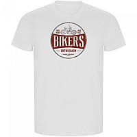 [해외]KRUSKIS 반소매 티셔츠 Bikers Enthusiasm ECO 9140965600 White