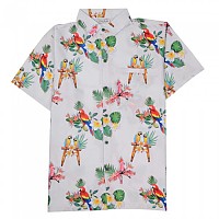 [해외]HAPPY BAY 하와이안 셔츠 Parrots In A 라인 140949200 Snow White